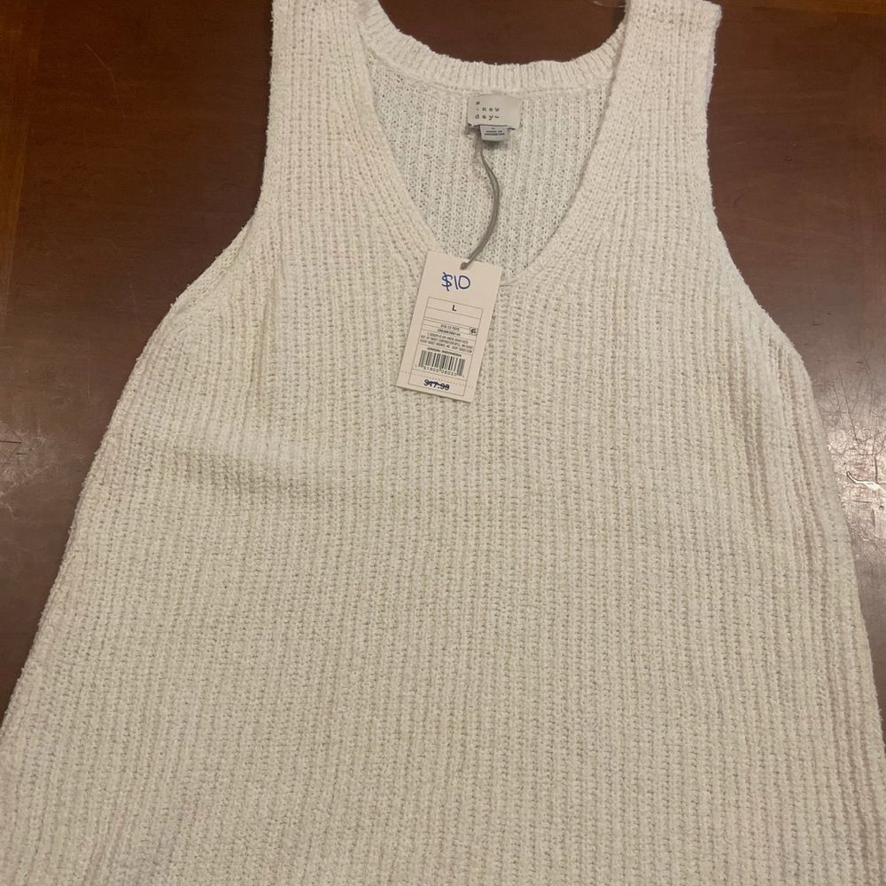 Off White Vest